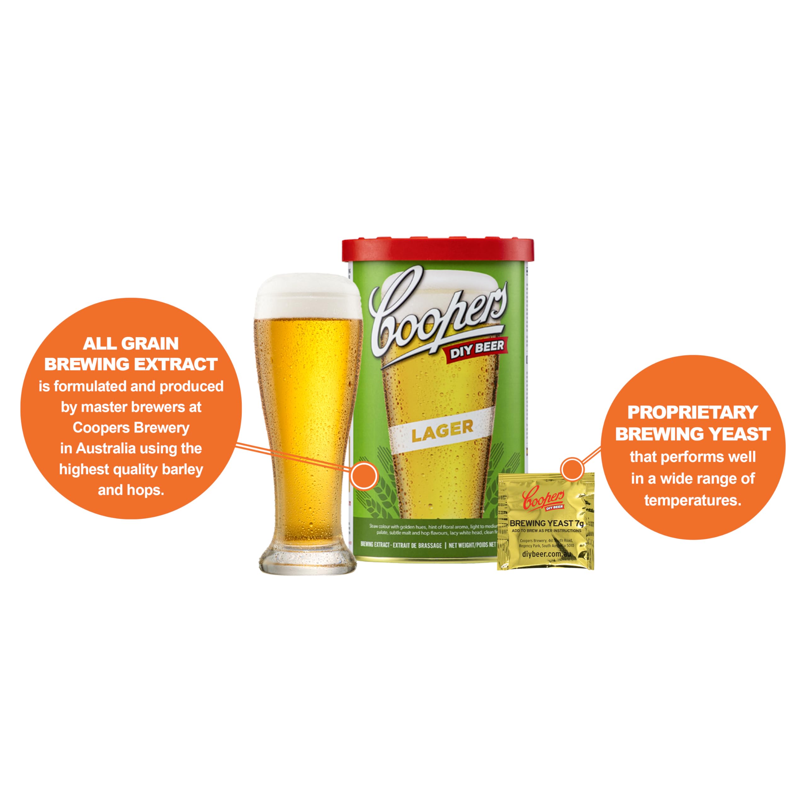 Amazon.co.jp: Coopers DIY Home Brewing 6 Gallon Craft Beer Making